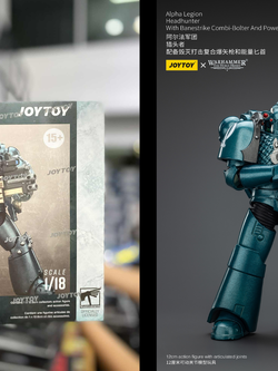 [พร้อมส่ง] "Joy Toy 1/18 : Alpha Legion - JT01406 : Headhunter With Banestrike Combi-Bolter And Power Dagger