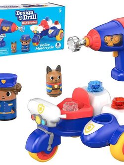คู่หูโบลต์กับรถจักยานยนต์ตำรวจ, ของเล่นเสริมพัฒนาการ, ของเล่นเด็กอนุบาล, สื่อการสอนเด็กอนุบาล, พร้อมส่ง