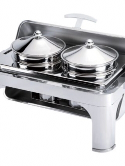 หม้อซุปคู่แบบเหลี่ยม