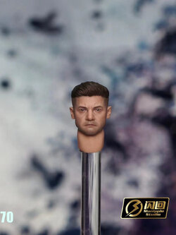 [พร้อมส่ง] Manipple 1/12 - MP70 : Male head sculpt (เฉพาะหัวบาตั้น เหมาะกับSHF)