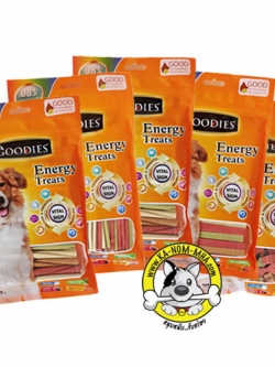 ขนมขัดฟันยี่ห้อ Goodies 5 แพค 2.5 kg ราคาพิเศษ
