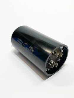 คาปาซิเตอร์สตาร์ท 72-88uf 330v ใช้กับ ปั๊มน้ำบาดาล, ปั๊มซัมเมอร์ส(ซัมเมิส), Franklin , คาปาซิเตอร์, START CAPACITOR ยี่ห้อ Mallory