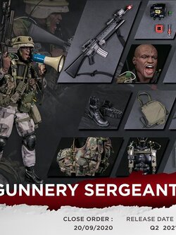 [สั่งจอง]DAMTOYS 78080 1/6 Operation Urban Warrior ‘99 Marine Corps urban warfare exercises in Oakland “Gunnery sergeant Crews”