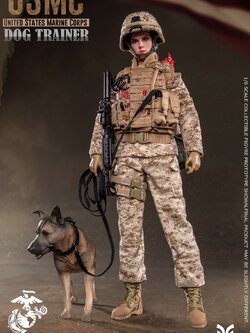 [สั่งจอง]FLAGSET FS73042 1/6 : US Marine Corps Women Dog Trainer