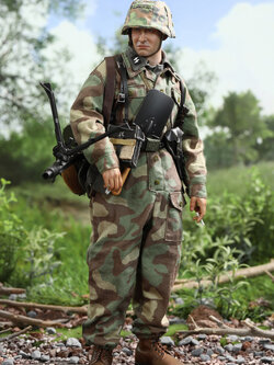 [สั่งจอง] DID D80169 1/6 : WWII German 12th SS Panzer Division MG42 gunner - Otto