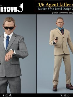 [สั่งจอง]VORTOYS V1023 1/6 : Male Agent Suit
