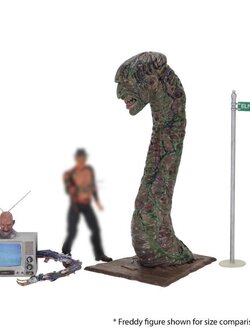 [พร้อมส่ง] Neca 7" Scale : Freddy's Diorama (เซตไอโอรามา ไม่รวมฟิกเกอร์)- Freddy Worm ,Freddy TV ,Elm Street signs