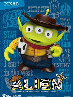 [สั่งจอง]Beast Kingdom DAH-025 & 030 Alien Remix Woody & Buzz Lightyear