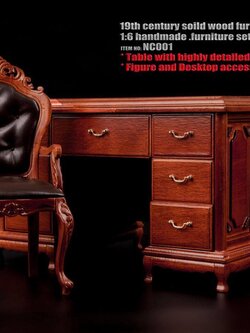 [สั่งจอง]Innocreate NC-001 1/6 19th century solid wood classical furniture