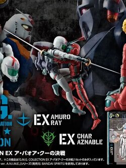[สั่งจอง]Megahouse 1/18 : Mobile Suit Gundam G.M.G. Collection 09 : Amuro Ray & 10 : Char Aznable