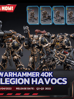 [สั่งจอง]Joy Toy Warhammer 40K 1/18 : Black Legion Havocs