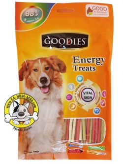 แท่งกลมเล็ก ขัดฟันรวมรส ยี่ห้อ Goodies 500 กรัม