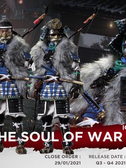 [สั่งจอง]IQO Model 91006 1/6 : The soul of war ghosts