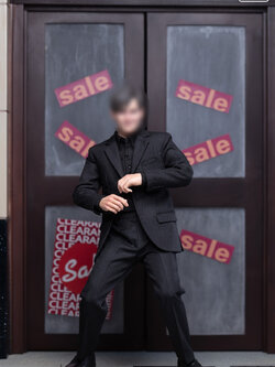 [สั่งจอง]TOPO TP025 1/6 : Black Suit set with Body (ไม่รวมหัว)