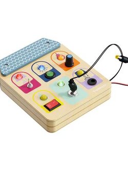 สวิตช์บอร์ดบ้านส่องสว่าง ,ของเล่นไม้ ,ของเล่นเสริมพัฒนาการ ,ของเล่นเสริมทักษะ,ของเล่นเด็ก, สื่อการสอนอนุบาล ,สินค้าพร้อมส่ง