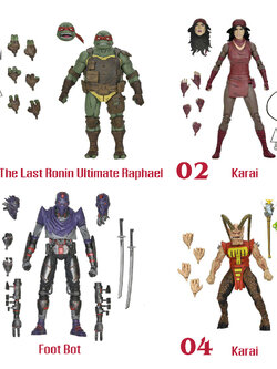 [พร้อมส่ง]NECA : TMNT สเกล 7นิ้ว (มีให้เลือก 4 แบบ)