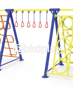 บาร์ปีนป่ายผสมผสาน เครื่องเล่นสนาม กลางแจ้ง เหล็ก, สนามเด็กเล่น ,OutdoorPlayground, เครื่องเล่น สพฐ. โรงเรียน ศูนย์เด็กเล็ก