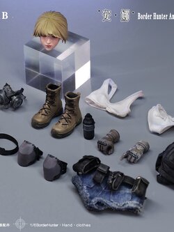 [พร้อมส่ง] YMTOYS 1/6 : Frontier Hunter First Shot - Border Hunter Anna (Accessories Pack)YMT081B หัวปั้น+ชุด+อุปกรณ์เสริม ไม่รวมบอดี้