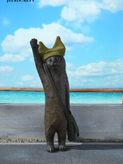 [สั่งจอง] HEADCREST H2405 : Cat with Wooden Grain 8.0