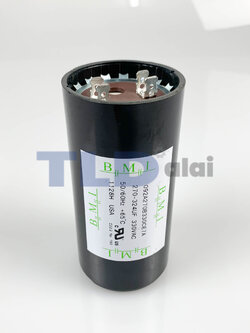 คาปาซิเตอร์สตาร์ท 270-324uf 330v ใช้กับ ปั๊มน้ำบาดาล, ปั๊มซัมเมอร์ส(ซัมเมิส), Franklin , คาปาซิเตอร์, START CAPACITOR ยี่ห้อ BMI