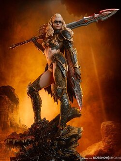 [สั่งจอง]Sideshow 300752 Warrior Forged in Flame Statue : the Dragon Slayer