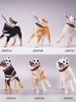 [สั่งจอง]JXK 1/6 : Shiba Inu & Frisbee /Football