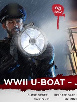 [สั่งจอง] DID D80149 1/6 : WWII U-Boat – Johann