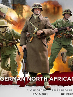 [สั่งจอง]DID D80152 1/6 : WWII German North African Infantry