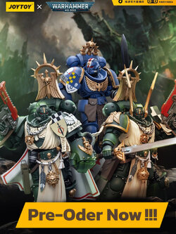 [สั่งจอง]Joytoy Warhammer 40K 1/18 JT7677 - Ultramarines Master With Power Fist
