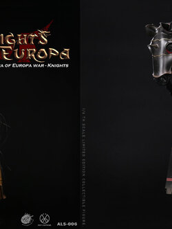 [สั่งจอง] POPTOYS 1/6 ALS006 /ALS007 Silver/Black armor horse