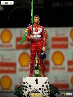 [สั่งจอง]Iron Studios ASENNA39420-10 Deluxe Art Scale 1/10 : Ayrton Senna – GP Brazil 1991