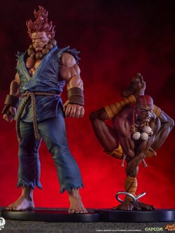 [สั่งจอง]Sideshow x PCS 912775 1/10 : Street Fighter Street Jam - Akuma & Dhalsim