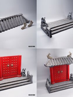 [สั่งจอง]mmmtoys M2106 1/6 : Ancient grand mansion gate