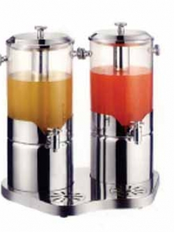 เครื่องจ่ายน้ำผลไม้ ขนาดความจุ 8 ลิตร โถคู่