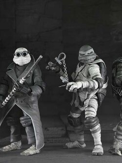 [สั่งจอง]NECA 7" : Universal Monsters x TMNT 4 Pack B/W