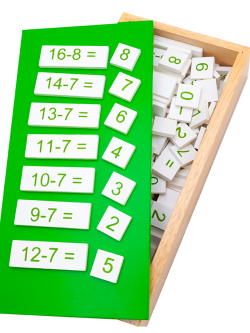 กล่องคิดเลข คณิต การลบ สื่อการสอน คณิตศาสตร์ ของเล่นไม้, ของเล่นเสริมพัฒนาการ,มอนเตสเซอรี่,ของเล่นเด็กอนุบาล,มอนเตสซอรี่ ,montessori, สื่อการสอนประถม