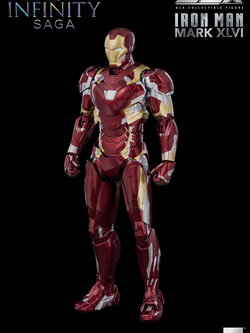 [พร้อมส่ง] Threezero Marvel Studios The Infinity Saga DLX Iron Man - 3Z0256 : Mark 46