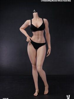 [สั่งจอง]VERYCOOL VCD-05B 1/6 : Silicone Female Body Bodybuilding Muscular Physique Natural Skin Tone