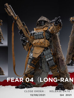 [สั่งจอง]JOY TOYS J1255 1/18 : FEAR 04 （Long-range Sniper）
