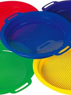 ชุดถาดร่อนทรายสีสัน 5 ชิ้น เล่นทราย ,ของเล่นพลาสิก , ของเล่นเสริมพัฒนาการ, ของเล่นเด็ก, สื่อการสอน , ของเล่นหาดทราย