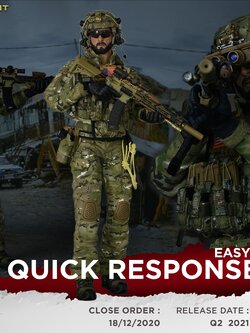[สั่งจอง]Easy&Simple 26040A 1/6 : SMU Tier 1 Operator Part XI Quick Response Force
