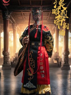 [พร้อมส่ง] QIANLONGTOYS QL-002 1/6 : LIU BEI, EMPEROR ZHAOLIE OF HAN (EMBROIDERED IMPERIAL EDITION)