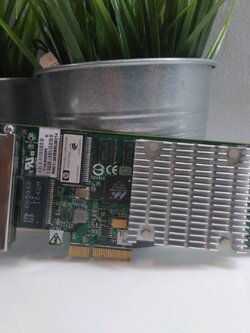 HP NC375T Quad Port PCIe Gigabit Server Network Card 539931-001 491176-001 ขาสั้น