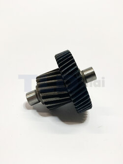 ชุดเฟือง เฟือง2ชั้น เครื่องขัดสี Makita มากีต้า รุ่น 9218BL, 9218PBL (*2รุ่นนี้ใช้เฟือง2ชั้นตัวเดียวกัน) เฟืองใหญ่ 51T เฟืองเล็ก 18T ใช้กับทุ่น 7ฟันเฟือง