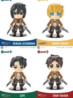 [สั่งจอง]Prime 1 Studio Cutie 1 Plus : Attack on Titan (Mikasa, Armin, Levi, Eren)