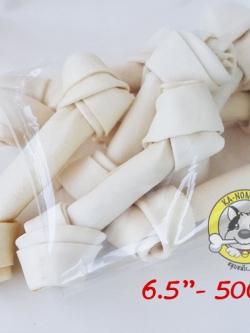 กระดูกผูก สีขาว ขนาด 6.5 นิ้ว 500g