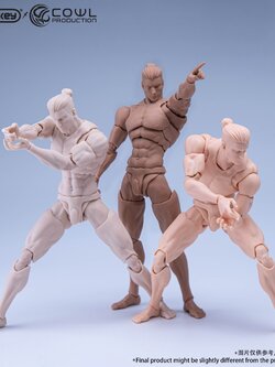 [สั่งจอง]Romankey x Cowl Production 1/12 : Male Body 16.5Cm (Reissue) (รุ่นอัพเกรด ไม่แถมกางเกง)