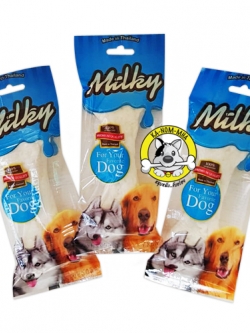 กระดูกนม Milky เล็ก ยี่ห้อ Yummy 3 ชิ้น