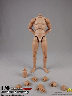 [พร้อมส่ง] COOMODEL 1/6 NEW:2.0 standard male Body NO:BD001 -บอดี้เปล่าสำหรับแอ็คชั่นฟิกเกอร์สเกล 1/6