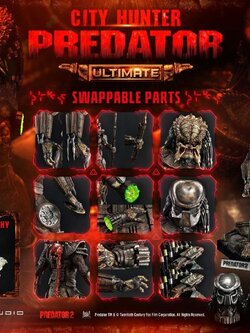 [สั่งจอง] Prime 1 Studio MMPR-02UT 1/3 : City Hunter Predator (Predator 2) Ultimate Version